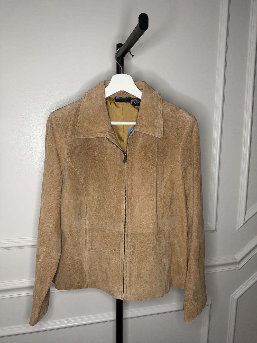 Vintage Women's Genuine Suede Jacket Size L